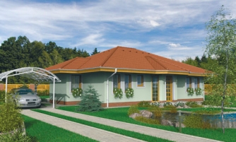 More fragmented bungalow for a family of 5.